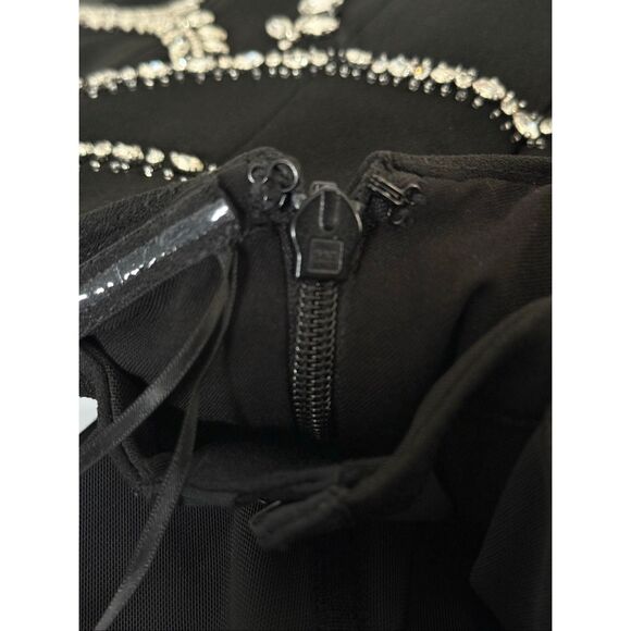 SIMKHAI Arta Embellished Strapless Minidress Size 6 - Picture 16 of 16